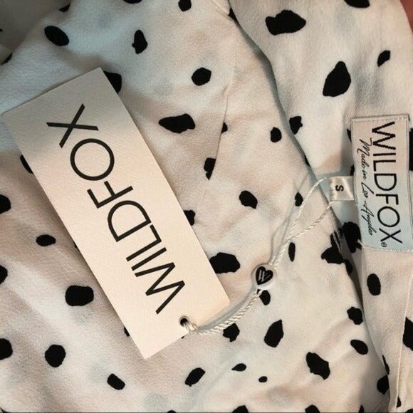 Wildfox Solid Confetti Jumpsuit Vanilla Latte New Small - Picture 4 of 10